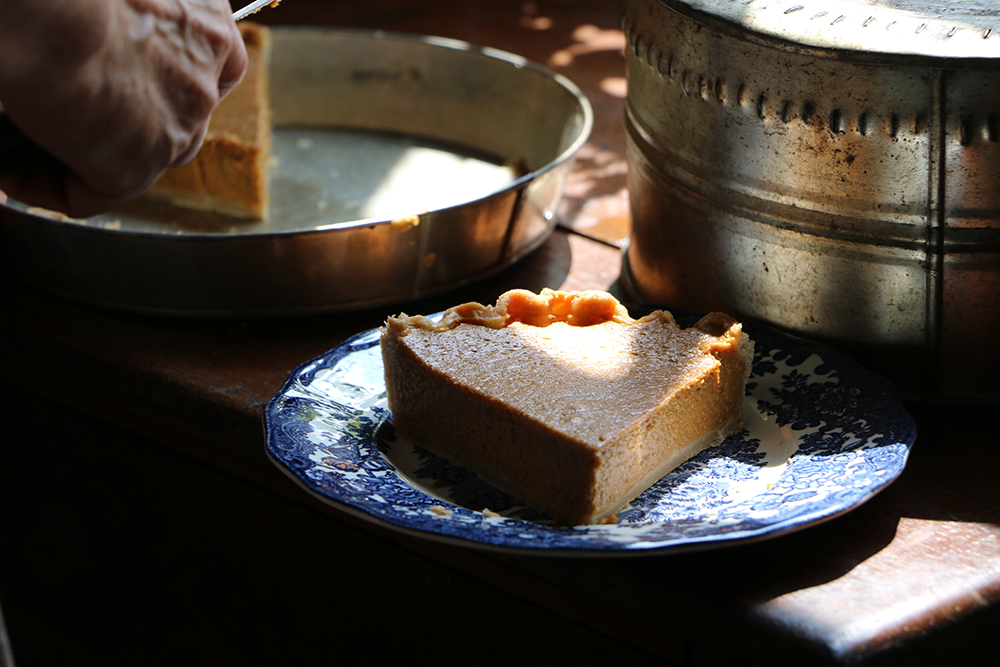 Fresh pie from the village bakery