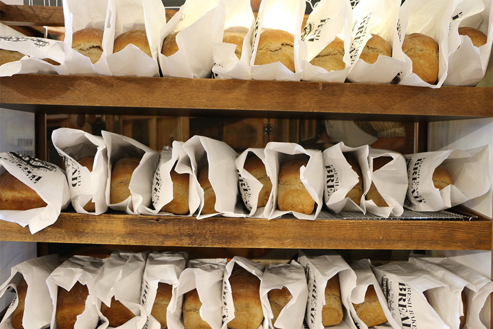 Fresh bread at the Village Store