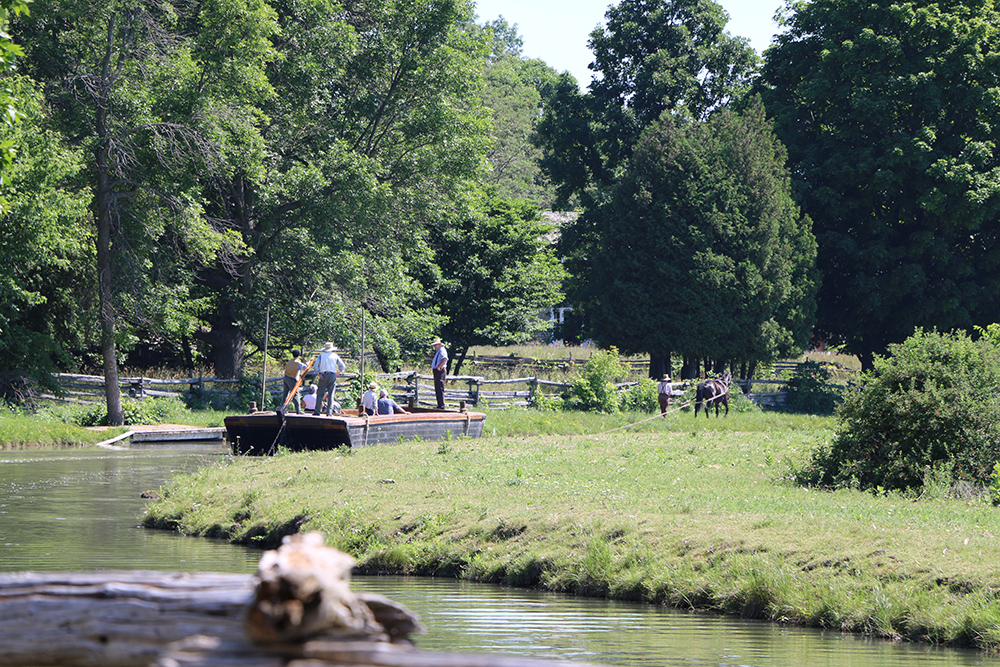 boating on the canal