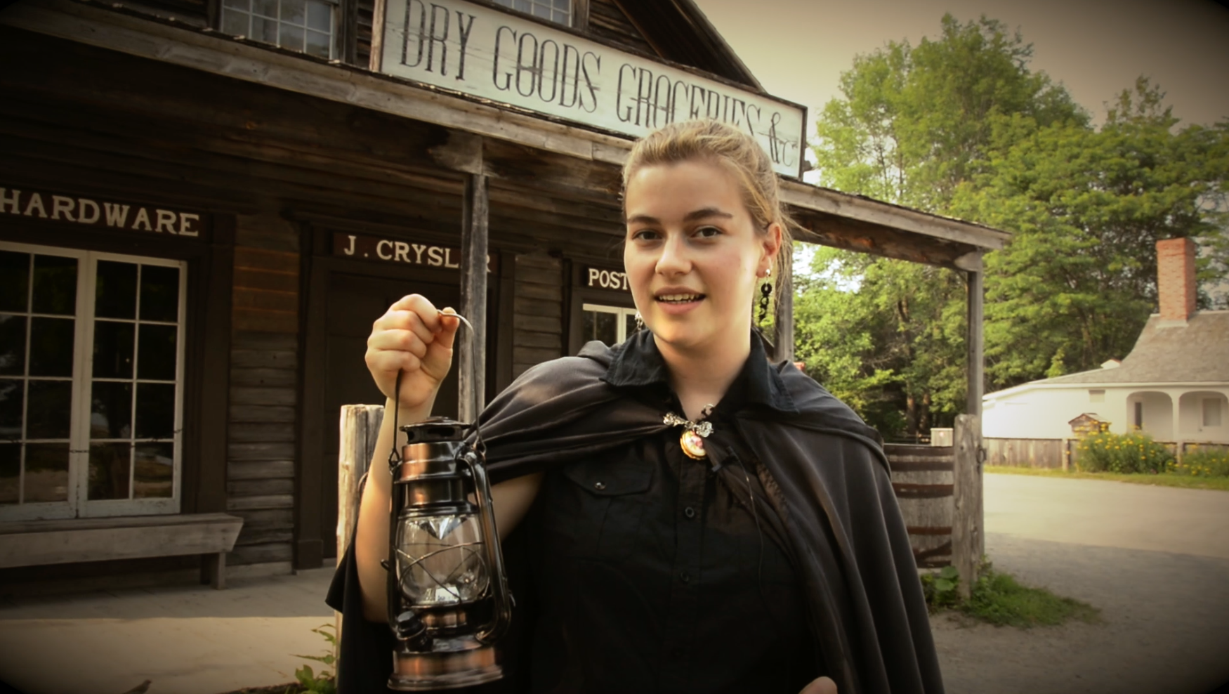 Haunted Walk Guide at Upper Canada Village